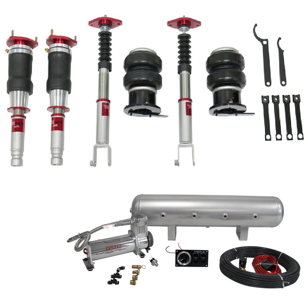 TruHart - AirPlus Air Struts w/ VERA Essential Management For 03-08 Infiniti G35X 06-13 Infiniti G37X 06-10 Infiniti M35X 06-10 Infiniti M45X 14-15 Infiniti Q60 TruHart - TH-I1003+TH-MM01-GHNV