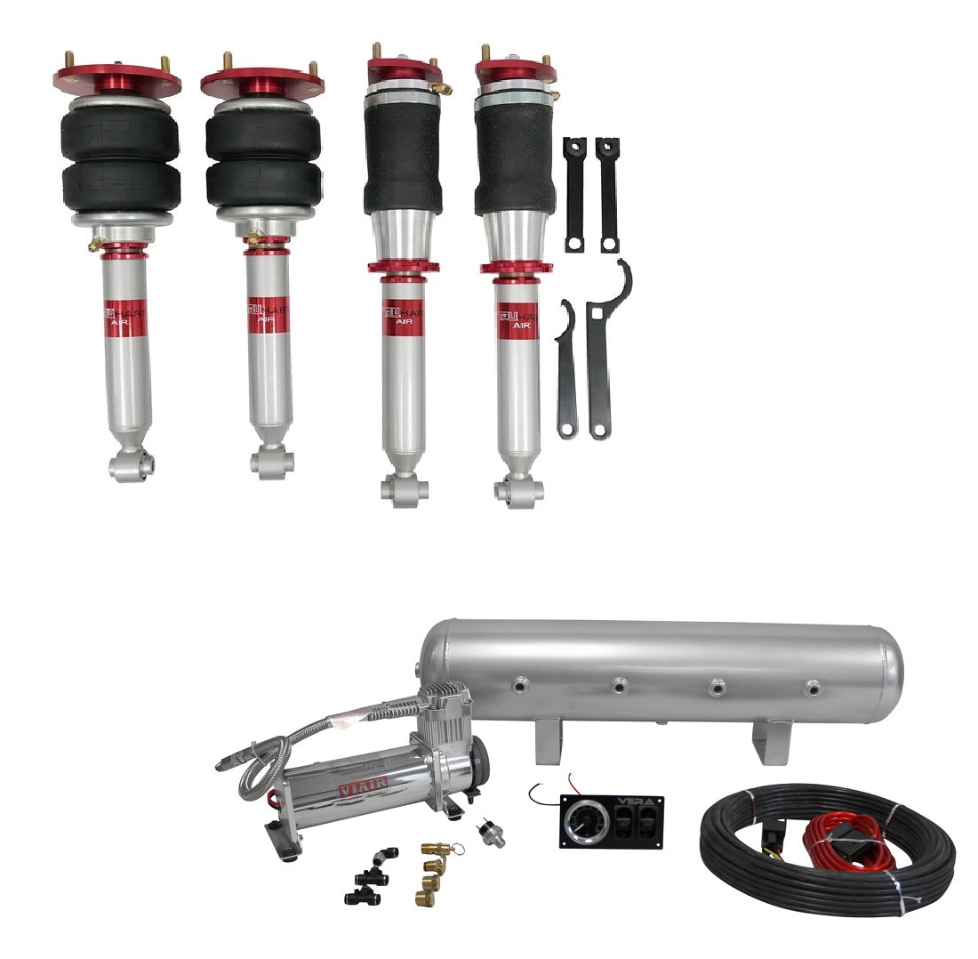 TruHart - AirPlus Air Struts w/ VERA Essential Management For 98-05 Lexus GS300 / GS400 / GS430 RWD TruHart - TH-L1001+TH-MM01-GHNV