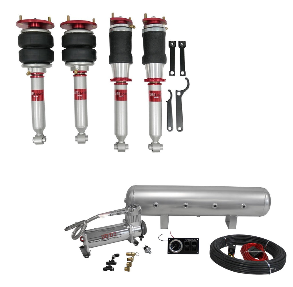 TruHart - AirPlus Air Struts w/ VERA Essential Management For 98-05 Lexus GS300 / GS400 / GS430 RWD TruHart - TH-L1001+TH-MM01-GHNV