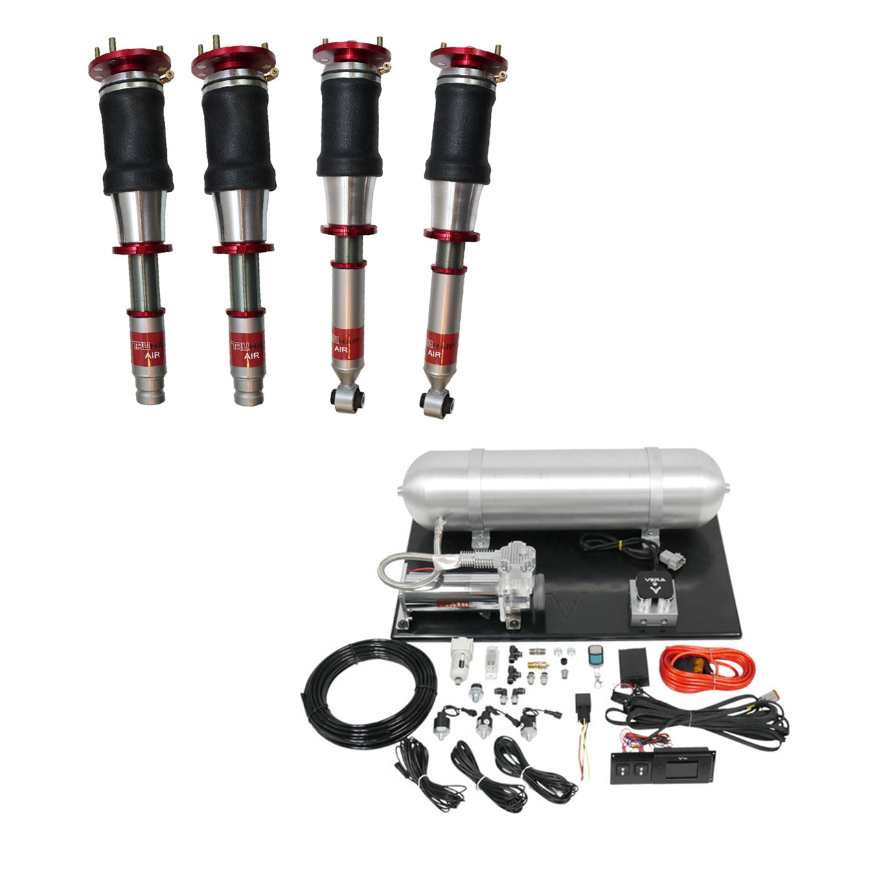 AirPlus Air Struts w/ VERA Essential Management For 90-05 Mazda Miata TruHart