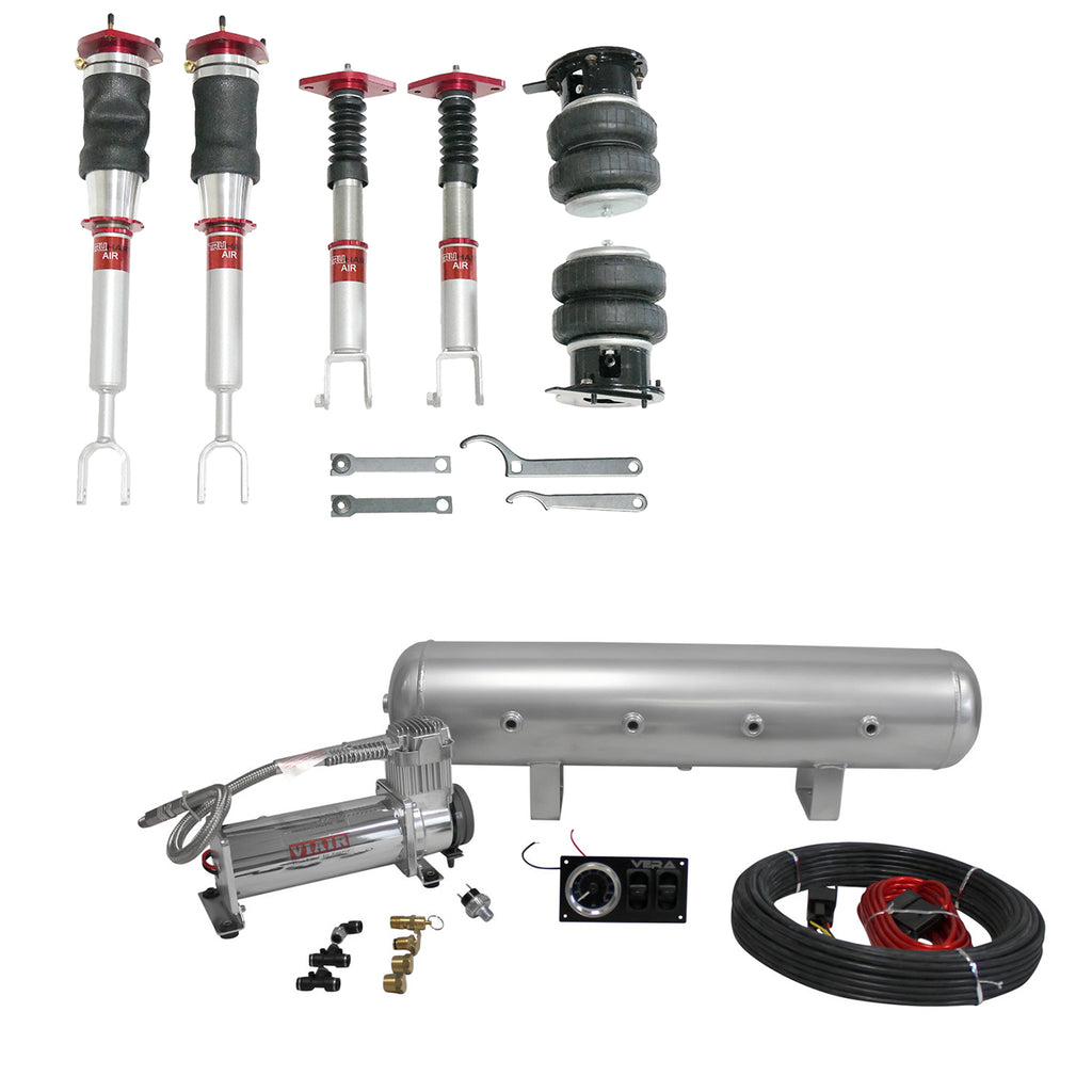 TruHart - AirPlus Air Struts w/ VERA Essential Management For 03-07 Infiniti G35 03-08 Nissan 350Z TruHart - TH-N1006+TH-MM01-GHNV