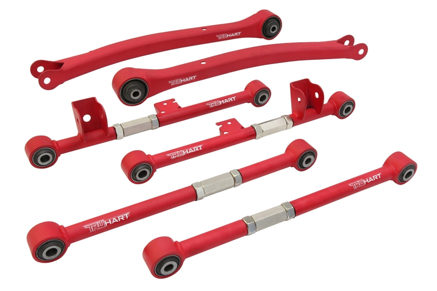 TruHart - Trailing Arms Lateral Arms Rear Front/Rear Rear Red For 97-07 Subaru Impreza WRX TruHart - TH-S101-GHNV