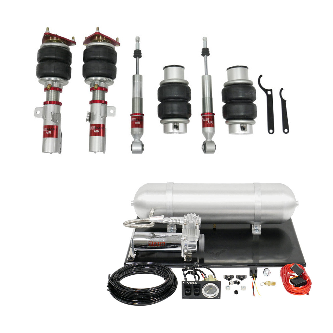 AirPlus Air Struts w/ VERA Basic Management For 18+ Toyota Camry FWD TruHart
