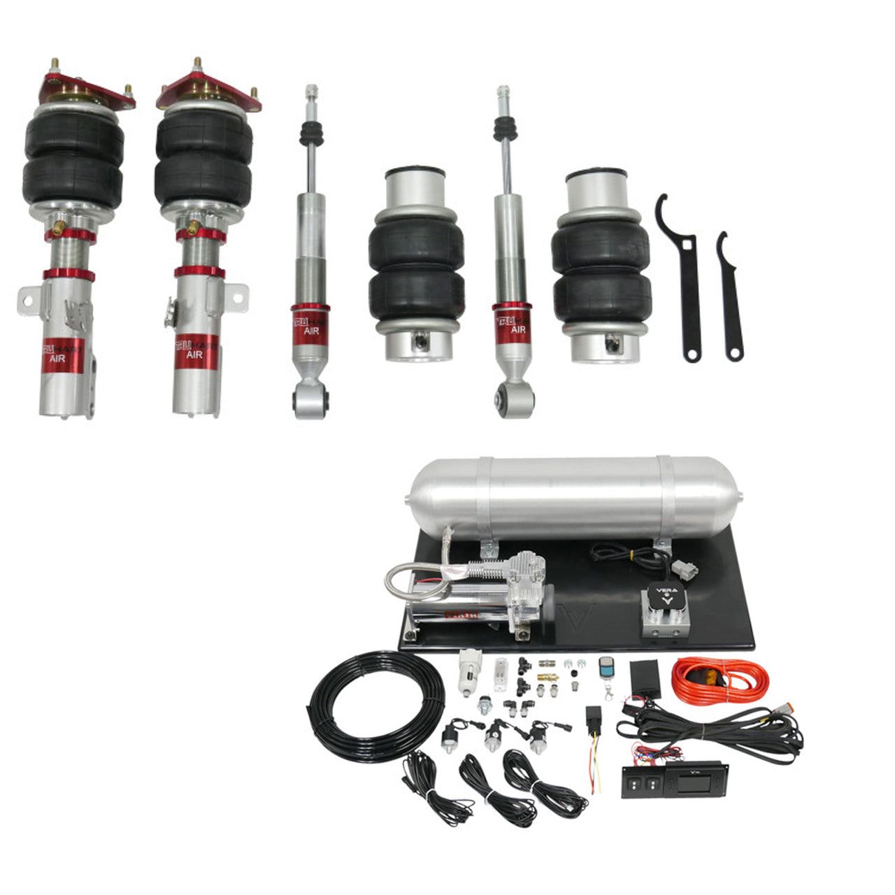 AirPlus Air Struts w/ VERA Evo Management For 18-21 Toyota Camry FWD TruHart