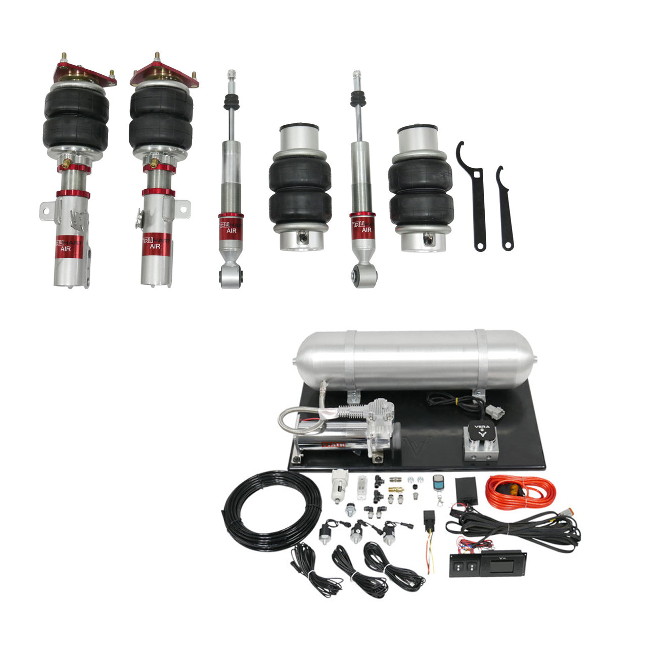 AirPlus Air Struts w/ VERA Basic Management For 18-21 Toyota Camry FWD TruHart