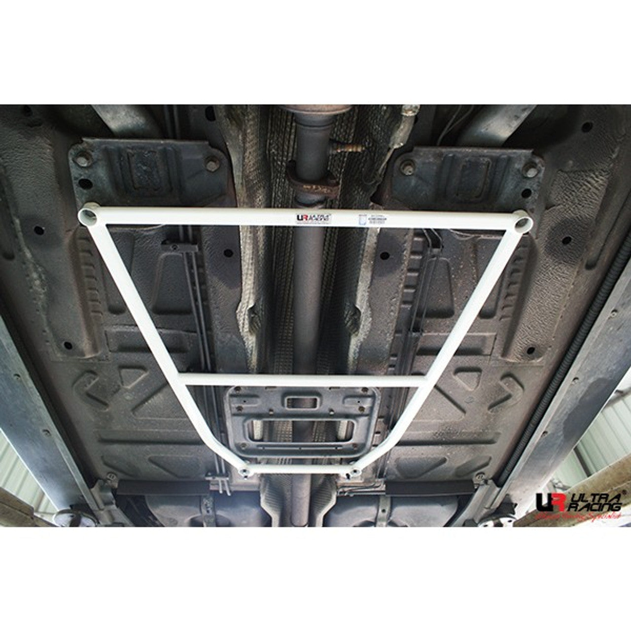Ultra Racing - 4pt Middle Lower Brace - MINI COOPER (ONE R50) 2000-2006 - UR-ML4-1055