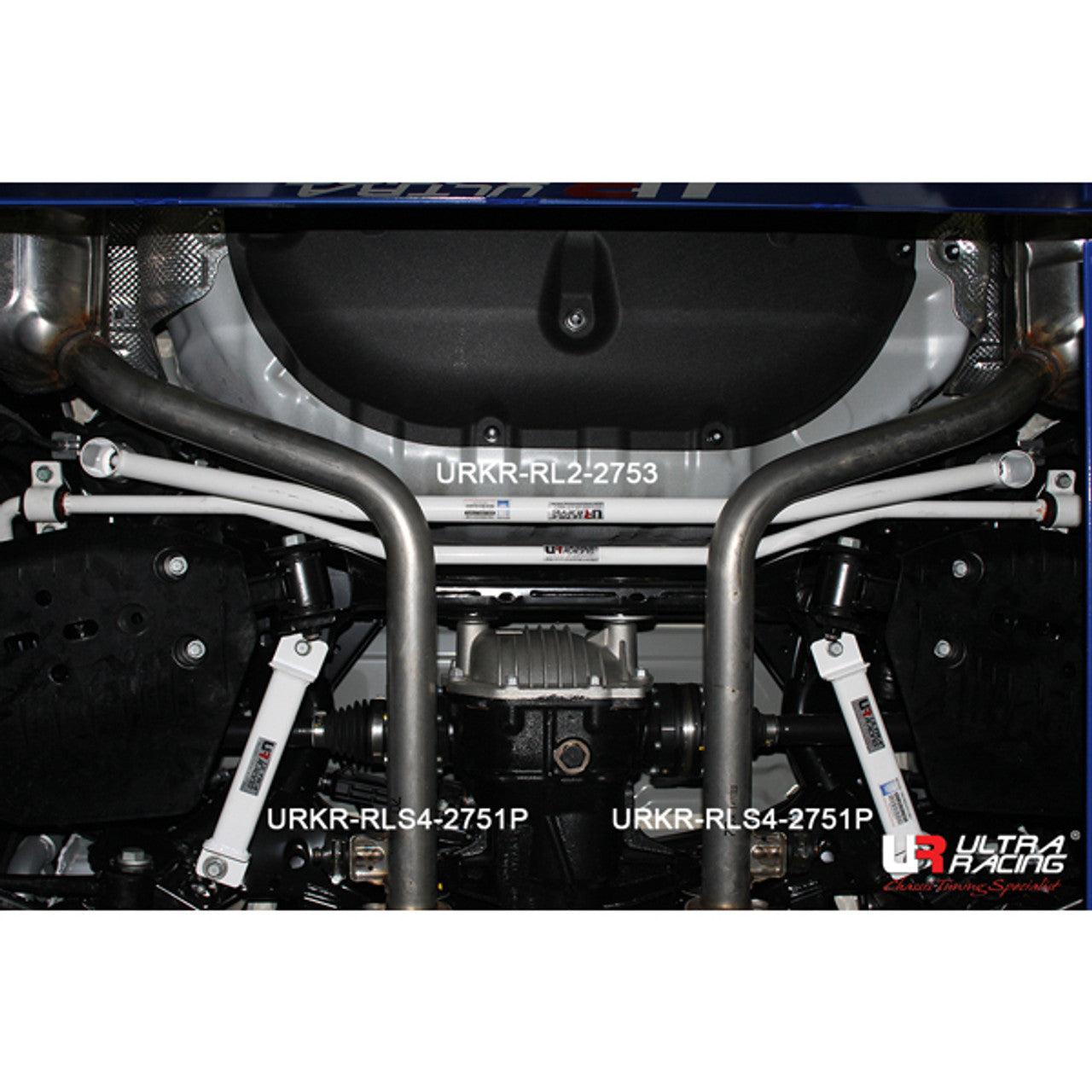 Ultra Racing - 4pt Rear Side Braces (PAIR) - GENESIS G80 (HD) 2017-2020 - UR-RS4-2751P