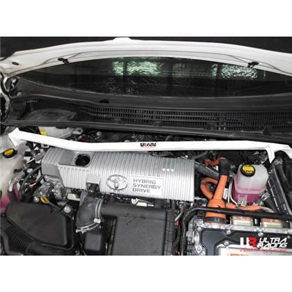 Ultra Racing - 2pt Front Strut Tower Brace - 2010-2014 Toyota Prius - UR-TW2-1635