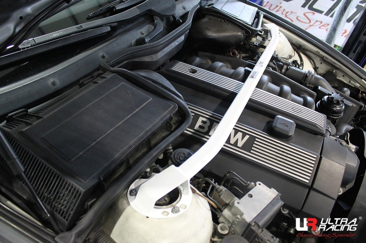 Ultra Racing - 2pt Front Strut Tower Brace - BMW 5 SERIES (E39) 1995-2004 - UR-TW2-341