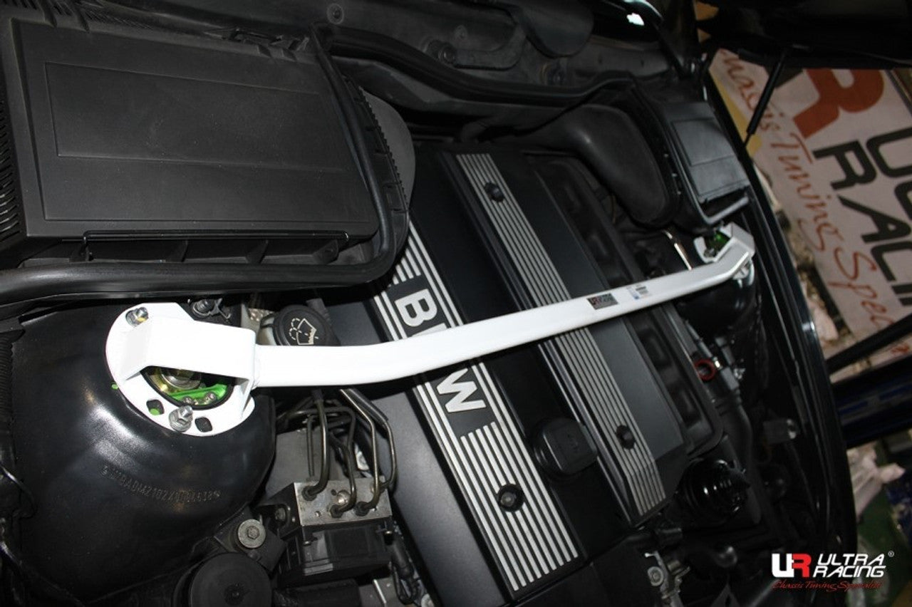 Ultra Racing - 2pt Front Strut Tower Brace - BMW 5 SERIES (E39) 1995-2004 - UR-TW2-341