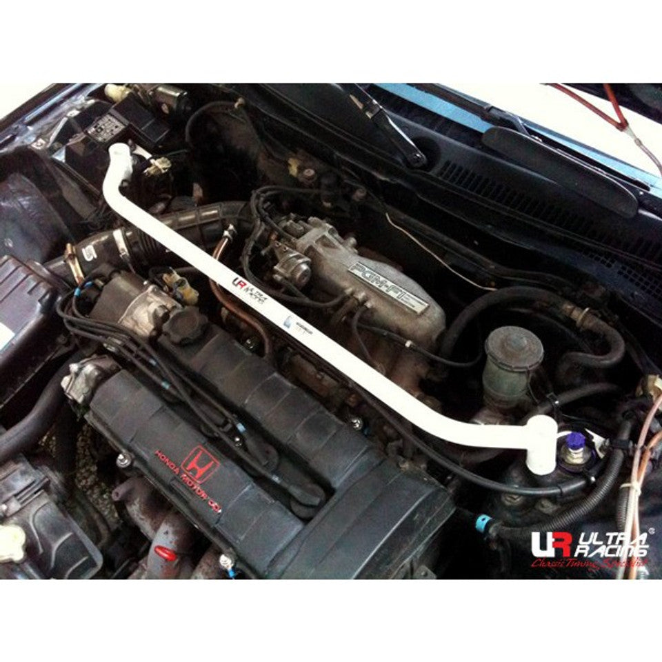 Ultra Racing - 2pt Front Strut Tower Brace - HONDA CIVIC (EF9) HATCH 1988-1991 - UR-TW2-594