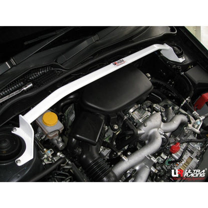 Ultra Racing - 2pt Front Strut Tower Brace - SUBARU WRX STI HATCH (GRB) 2008-2014 - UR-TW2-729