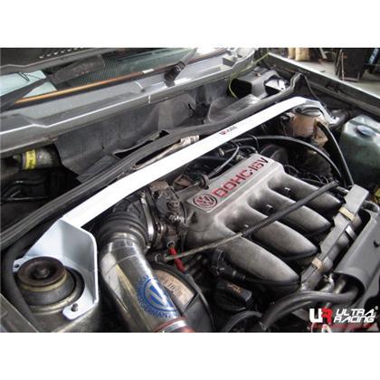 Ultra Racing - 2pt Front Strut Tower Brace - 1978-1984 Volkswagen Rabbit - UR-TW2-977