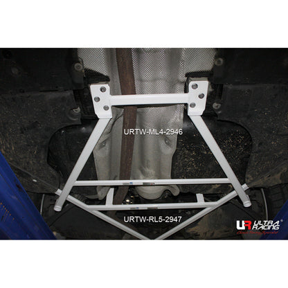 Ultra Racing - 5pt Rear Lower Brace - BMW 3 SERIES (F34 FASTBACK) 2012-2019 - UR-RL5-2947