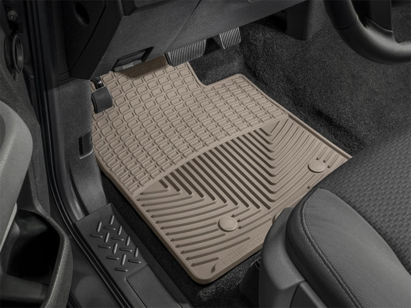 WT Rubber Mats - Rear - Tan