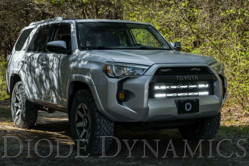 Diode Dynamics 14-19 Toyota 4Runner SS30 (Single) Stealth Lightbar Kit - Amber Driving