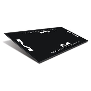 Matrix Concepts M40 Carpeted 3.5 Foot X 7 Foot Mat - Black/White