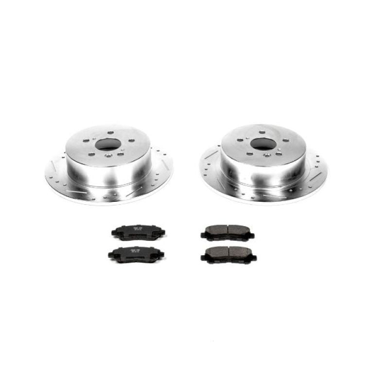 Power Stop 08-13 Toyota Highlander Rear Z23 Evolution Sport Brake Kit