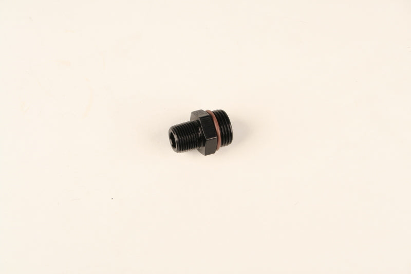 Fragola -10AN O-Ring x 3/8 NPT Adapter - Black