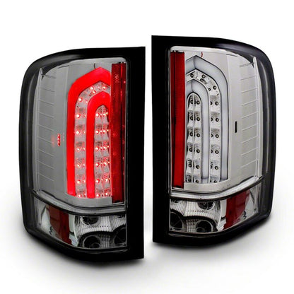 Raxiom 07-13 Chevrolet Silverado 1500 G2 LED Tail Lights- Black Housing- Smoked Lens
