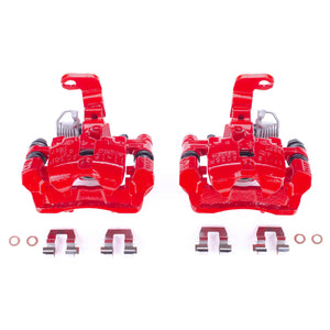 Power Stop 00-05 Buick LeSabre Rear Red Caliper - Pair w/Bracket