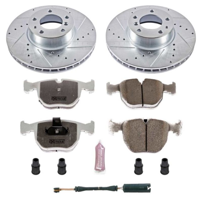 Power Stop 1995 BMW 740i Front Z26 Street Warrior Brake Kit