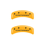 MGP 4 Caliper Covers Engraved F & R Gen 4/Camaro Yellow Finish Black Char 1997 Chevrolet Camaro