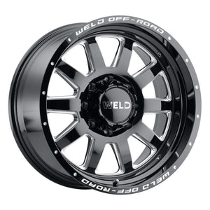 Weld Off-Road W102 20X10 Stealth 6X135 6X139.7 ET-18 BS4.75 Gloss Black MIL 106.1