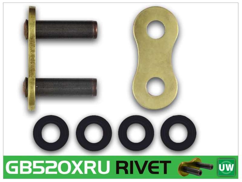 RK Chain GB520XRU-RIVET - Gold