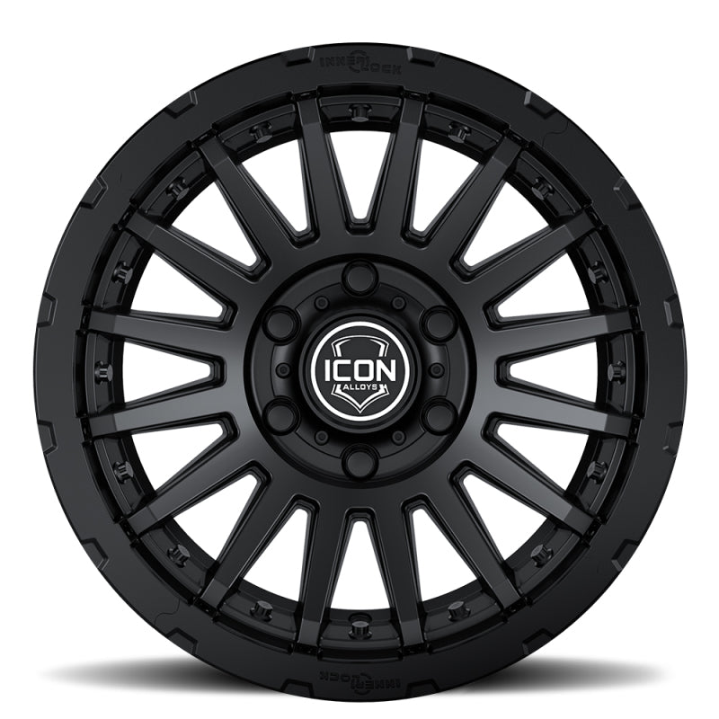 ICON Recon Pro 17x8.5 6 x 135 6mm Offset 5in BS 87.1mm Bore Satin Black Wheel