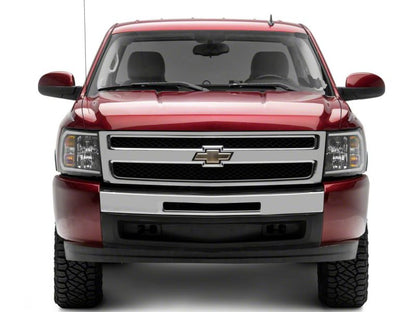 Raxiom 07-13 Chevrolet Silverado 1500 Axial Series Headlights w/ LED Bar- Black Housing (Clear Lens)