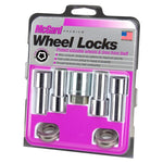 McGard Wheel Lock Nut Set - 4pk. (X-Long Shank) M12X1.5 / 13/16 Hex / 2.165in. Length - Chrome