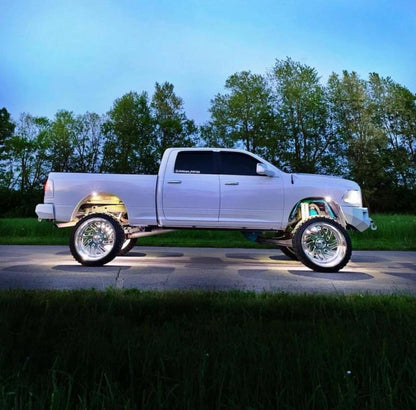 Oracle LED Illuminated Wheel Rings - Double LED - White