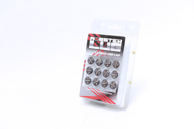 Wheel Mate 14x1.50 Monster Lug Silver Lug Nut Caps