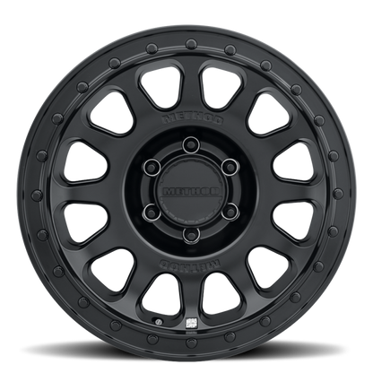 Method MR709 HD Bead Grip 20x 9in / ET12 / 6x5.5 BP / 106.25mm Bore - Black Wheel