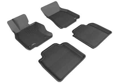 3D MAXpider 08-11 Lexus LS600HL RWD Kagu Black Full Set
