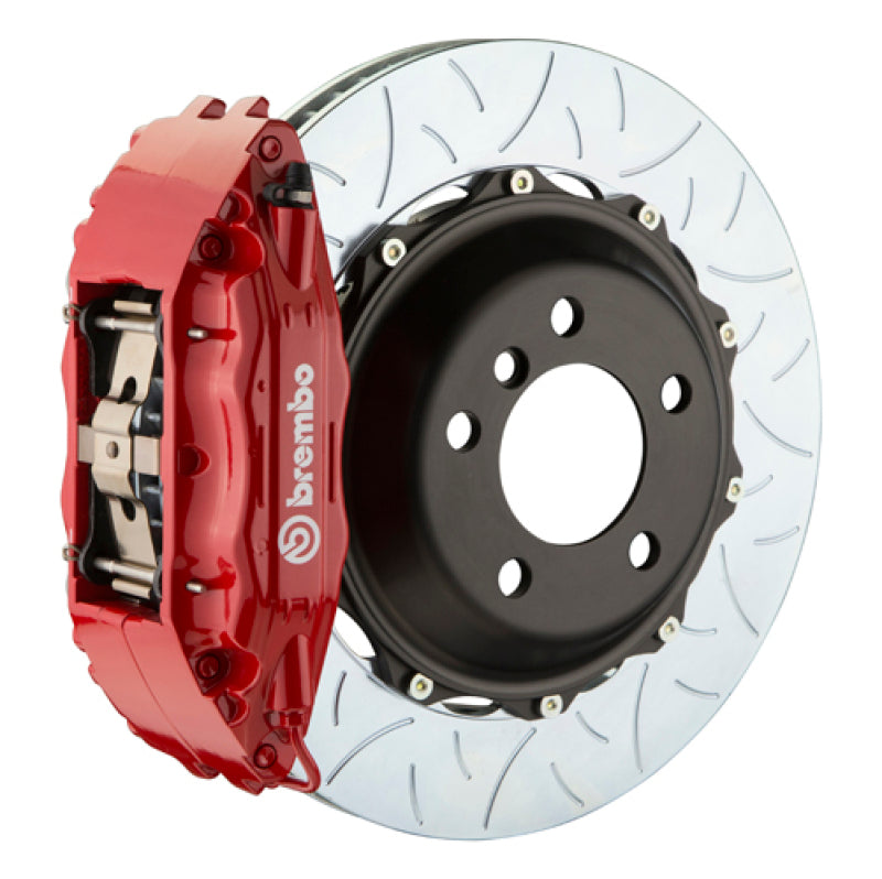 Brembo 07-14 Edge/07-14 MKX Front GT BBK 6 Piston Cast 355x32 2pc Rotor Slotted Type-3-Red