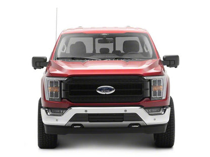 Raxiom 21-23 Ford F-150/ Exc.Raptor CXR Series LED Upper Replacement Grille with White DRL- Black
