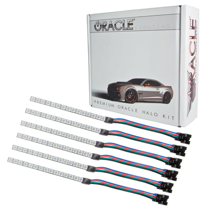 Oracle 15-17 Ford Mustang V6/GT/Shelby DRL  w/ Halo Kit - ColorSHIFT w/ 2.0 Controller