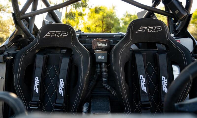PRP Contour Suspension Seat - Black & Blue