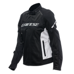 Dainese Air Frame 3 Tex Jacket Womens Black/White/White Size - 42