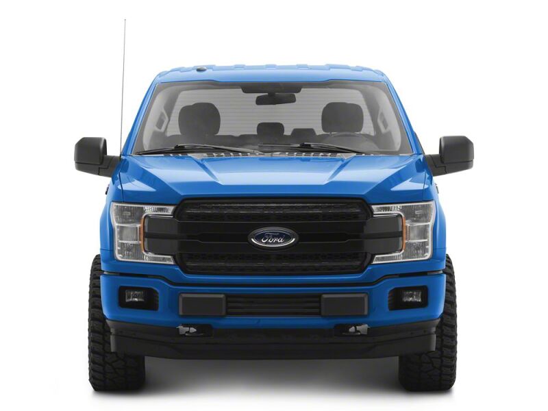 Raxiom 18-20 Ford F-150 CXR Series LED Upper Replacement Grille with White DRL- Black