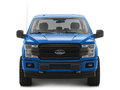 Raxiom 18-20 Ford F-150 CXR Series LED Upper Replacement Grille with White DRL- Black