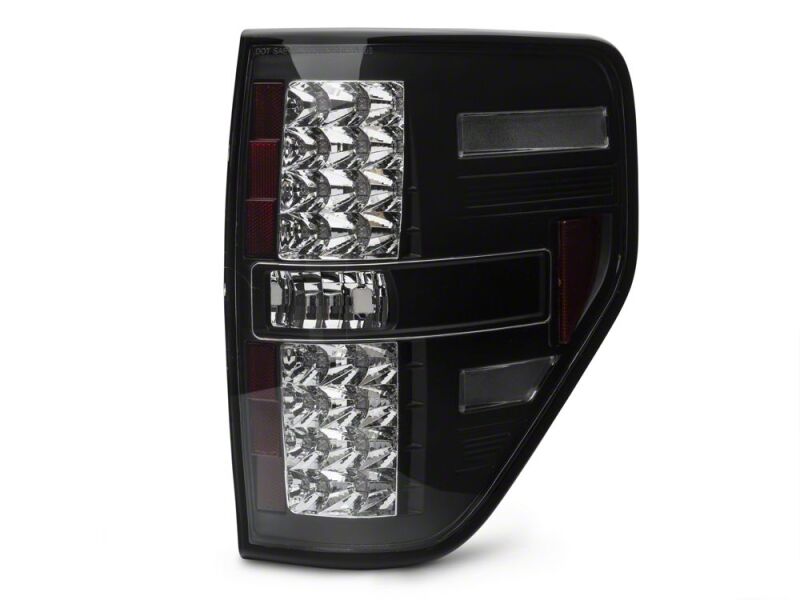 Raxiom 09-14 Ford Styleside Axial Series Black LED Tail Lights