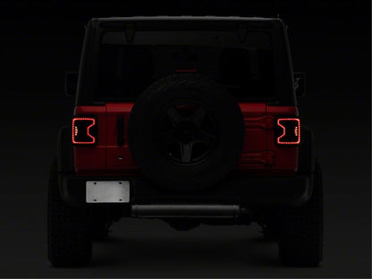 Raxiom 18-23 Jeep Wrangler JL LED Tail Lights- Black Housing (Smoked Lens)