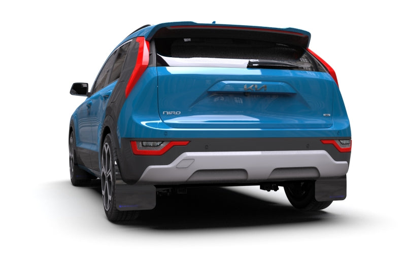 Rally Armor 23-24 Kia Niro SG2 Black UR Mud Flap White Logo