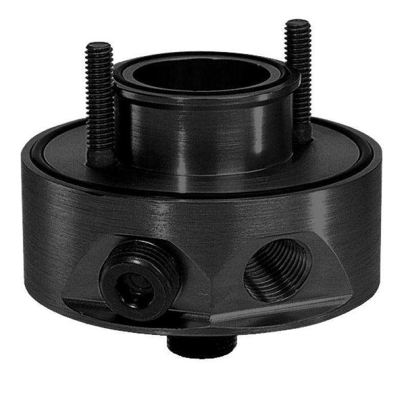 Moroso Chevrolet Small Block Oil Filter Adapter - Sandwich - Accumulater/External Pump