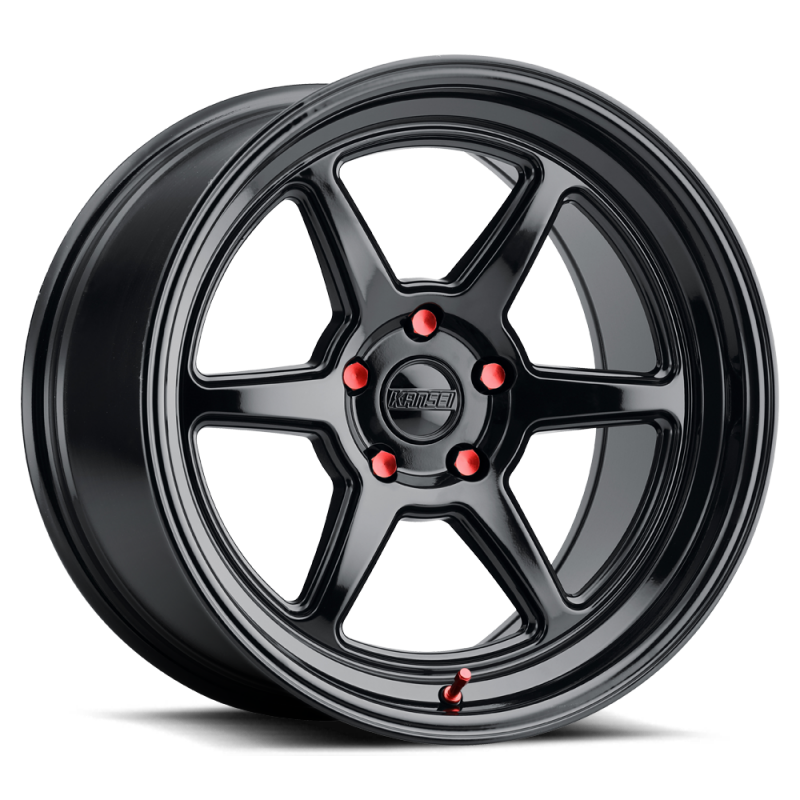 Kansei K14B Roku 18x9.5in / 5x110 BP / 38mm Offset / 73.1mm Bore - Gloss Black Wheel