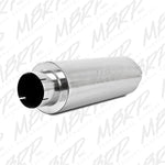 MBRP Universal Quiet Tone Muffler 5in Inlet /Outlet 8in Dia Body 31in Overall