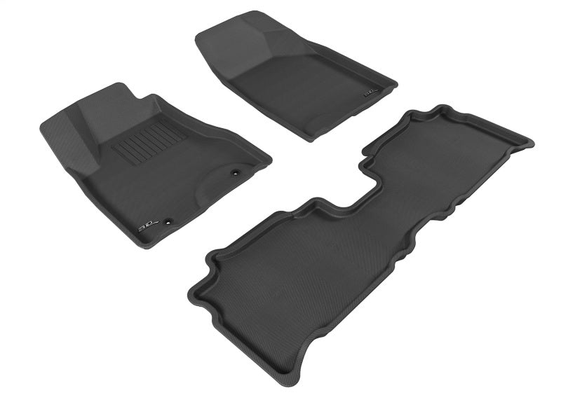 3D MAXpider 07-12 Lexus LS460 Kagu Black R2
